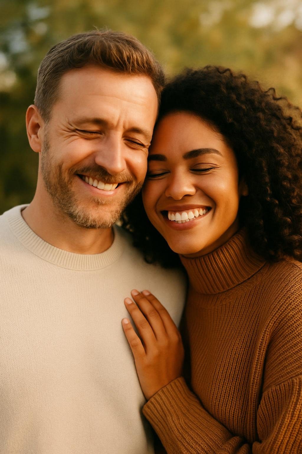 Glückliche Menschen